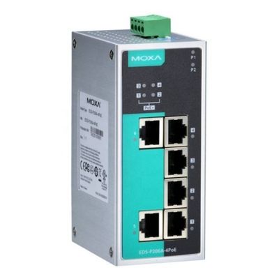 Buen precio EDS-P206A 6 puertos con interruptor no administrado con 4 puertos IEEE 802.3af/at PoE+ en línea