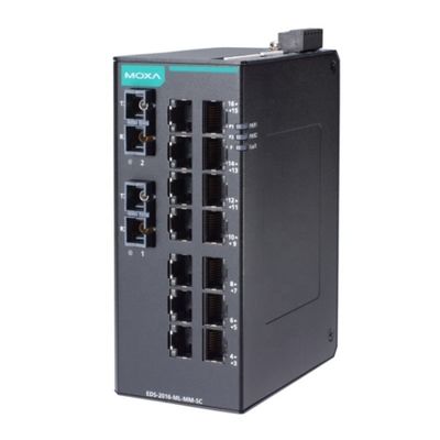 سعر جيد 10/100/1000Mbps 16 منفذ غير مدير لتحويلات EDS-2016-ML Series Networking Switch الانترنت