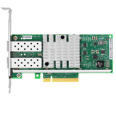 Giá tốt. SV8524 Thẻ giao diện mạng PCIe Thẻ mạng V2.0 5.0 GT/S X8 Lanes JL82599ES SFP+ trực tuyến