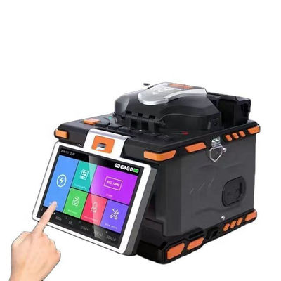 Buen precio M5 fusion splicer personalizado 4 alineación del núcleo del motor Mini Splicing Machine máquina de soldadura de fibra óptica para ftth en línea