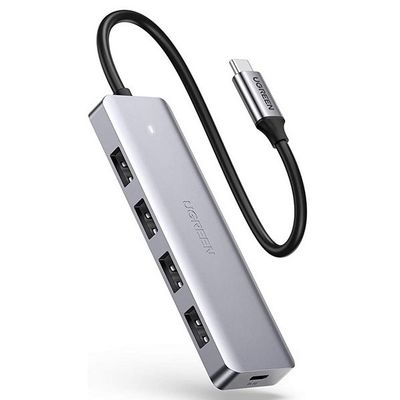 Goede prijs USB C Hub 4 poorten, USB C naar USB Hub met 4 USB 3.0, aangedreven USB C Splitter voor Laptop online