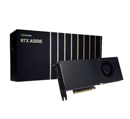 Buon prezzo Grafica di gioco RTX A5000 24G GDDR6 Grafica di gioco GPU codice di correzione degli errori (ECC) Carta grafica desktop Interfaccia di uscita VGA in linea