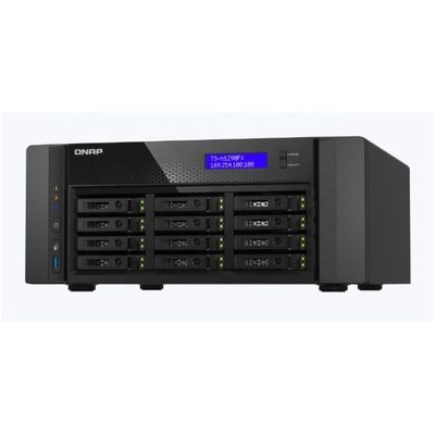 Bom preço Novo TS-h1290FX Original de armazenamento em rede de 12 baías U.2 NVMe SATA NAS suporte U.2 NVMe PCIe Gen 4 / SATA SSD on-line