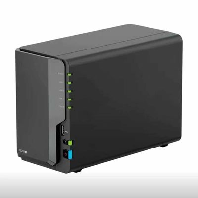 Bon prix DS224 2 Bay Enterprise sans disque NAS 2U Synologie Plateforme de disque en ligne