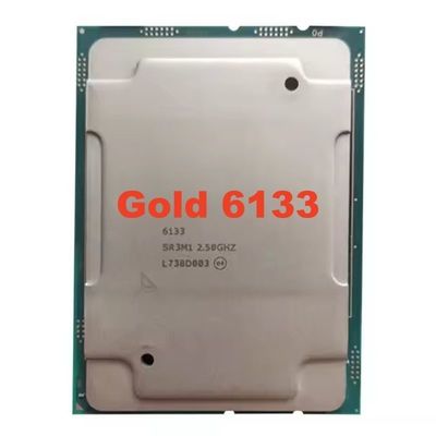Καλή τιμή Προσαρμοσμένο χρυσό 6133 CPU 2.5GHz 150W LGA3647 20Cores επεξεργαστής διακομιστή CPU καλή τιμή υψηλής απόδοσης διακομιστής CPU σε απευθείας σύνδεση