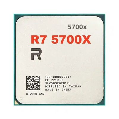 Dobra cena. Niestandardowy procesor R7 5700X komputer cpu tacy lub pudełkowy procesor R7 5700X CPU 3.4GHz 65W 32MB 8 rdzeni w Internecie