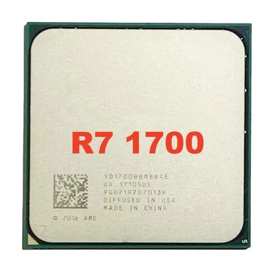 Buen precio R7 1700 de 3,0 GHz de ocho núcleos de 16 hilos de procesador de CPU 65W YD1700BBM88AE Socket AM4 utilizado R7 1700 procesador de CPU en línea