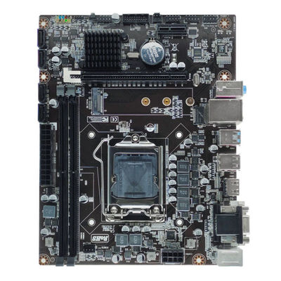 Goede prijs Gepersonaliseerd H310 moederbord ondersteuning 8 9 generatie cpu LGA-1151 DDR4 dubbele kanalen H310 mini pc hoofdbord online