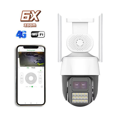 Good price Smart AI HD 4MP 360 Ptz Camera 4G Smart AI HD 1080P 360 Ptz Camera  Dual Lens Night Vision CCTV 4G PTZ Camera online