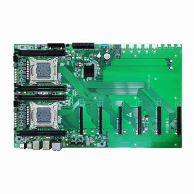 Buon prezzo Scheda madre X99-6plus di alta qualità personalizzata scheda madre ddr4 8gb 6gpu scheda grafica 8*sata E5-2678v3 in linea