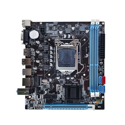 Buen precio Personalizado de alta calidad placa base de PC B75 combo de placa base para computadora de escritorio DDR3 RAM B75 placa base en línea