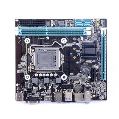 سعر جيد بطاقة أم H81 بالجملة مع معالج i3 / i5 / i7 LGA1150 16GB M.2 بطاقات أم كمبيوتر مزدوجة DDR3 الانترنت