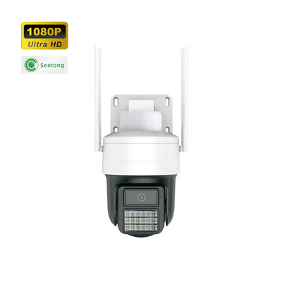 Goede prijs Waterdicht beveiligingssysteem CCTV met waarschuwingslicht Camara de Seguridad Wifi Audio Motion Tracking Dome Network Camera online