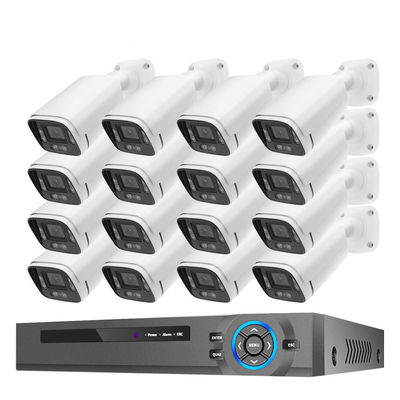 良い値段 16チャネル 屋外顔検知 H.265 4K 8MP 有線POE IPネットワーク セキュリティ CCTVカメラ監視システム オンライン