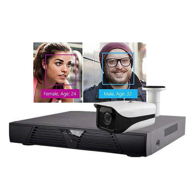 2.0MP H.265 আইপি ক্যামেরা এনভিআর কিট ফুল এইচডি 1080P 4CH এনভিআর ক্যামেরা চেহারা সনাক্তকরণ