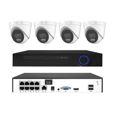 Good price Customized 3MP 5MP 8MP easy to install night vison outdoor cctv camera dome POE kit online