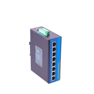 Dobra cena. 8 portów Industrial Ethernet Switch z komunikacją Full-Duplex Half-Duplex 10G Prędkość POE SNMP QoS SFP DIN-Rail Mounting w Internecie