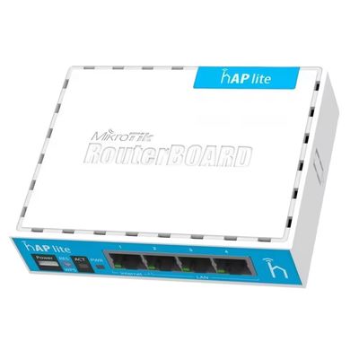 Bon prix Fonction Voip Original RB941-2ND-TC Mini Router WiFi à domicile HAP Lite 2.4GHz Routers sans fil extérieurs Prend en charge le WPS en ligne