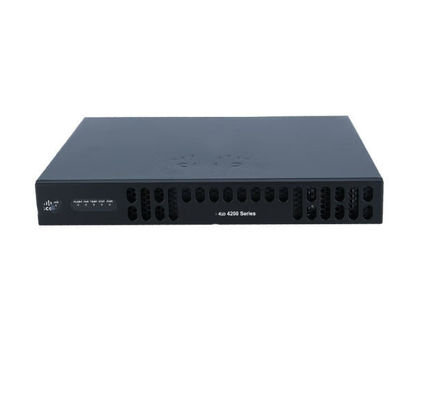 Harga yang bagus ISR4221/K9 ISR 4000 Series Integrated Multi-service Router dengan 2 GE Port 10/100/1000Mbps Wired Transfer Rate dan Private Mold on line