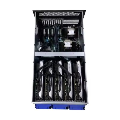 अच्छी कीमत अनुकूलित 9U 10GPU 8GPU सर्वर रैकमाउंट सर्वर संलग्नक दोहरी सीपीयू 6262 प्रोसेसर के साथ ऑनलाइन