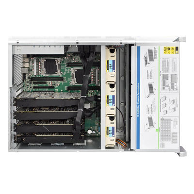 قیمت خوب Tel Xeon E5 دو سی پی یو مادربرد سرور ریک کیس 4U Portable GPU AI Server با کارت های GPU آنلاین