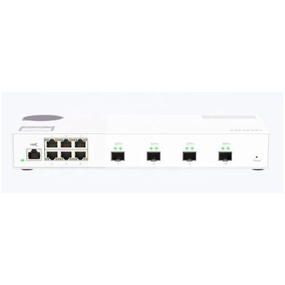 Giá tốt. QSW-M2106-4S 4*10GbE SFP Fiber Ports 6*2.5GbE Ethernet Ports L2 NMS dựa trên web Tốc độ chuyển đổi kết nối cho trạm làm việc trực tuyến