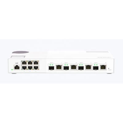 Dobra cena. QSW-M2106-4C 4*10GbE SFP /RJ45 porty złożone i 6*2.5GbE porty Ethernet L2 Web-based NMS Switch z funkcją POE w Internecie