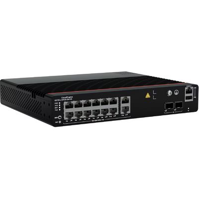 Buon prezzo Modalità di comunicazione full-duplex half-duplex 247W PoE Network Switch con porte 14*10/100/1000BASE-T 2*GE SFP PoE Switch in linea