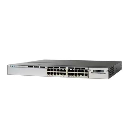 Bom preço 24 Ethernet PoE Ports Layer 3 Switch com taxa de transmissão e desempenho de 10/100/1000Mbps on-line