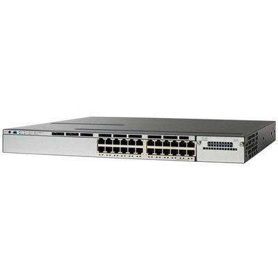 Buen precio 24 10/100/1000 UPOE Puertos WS-C3850-24UW-S Soportes apilables 1 módulo de red ranura 1100 W fuente de alimentación Molde privado en línea