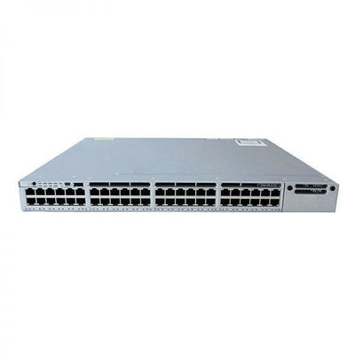 Harga yang bagus Stok WS C3850 Seri 48P-S 48 Ethernet Poe Port Management Gigabit Switch yang dapat ditumpuk dengan fungsi SNMP on line