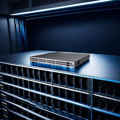 良い値段 48ポート 25GE SFP28 データセンター スイッチ 6 X 40/100GE QSFP28 と 2.16 Tbit/s スイッチング 容量 オンライン