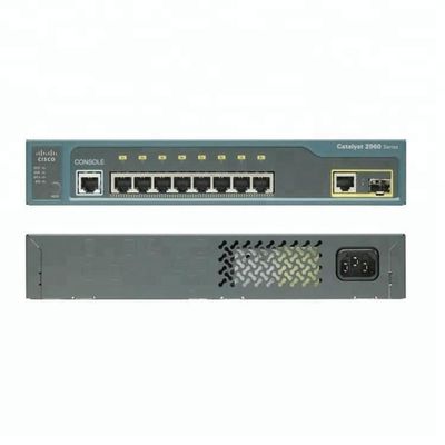ราคาดี WS-C2960G-8TC-L 8 Port Gigabit Network Switch ด้วยอัตราการส่ง 10/100/1000Mbps และความจุในการเปลี่ยนที่แข็งแรง ออนไลน์