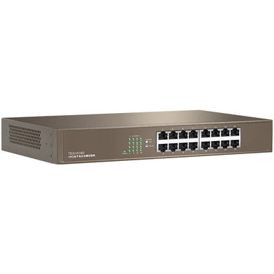 Dobra cena. 16 portów Gigabit Ethernet Switch Fast Network 10/100/1000 Mbps Auto-negocjacja RJ45 TEG1016D dla prędkości i łączności w Internecie