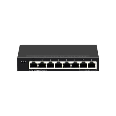 Guter Preis 8-Port-Gigabit-Ethernet-Netzwerk-Switch mit PoE QoS SNMP VLAN-Funktionen FCC-zertifiziert und 10G Kapazität Stackbare Hub Online