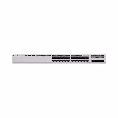 Harga yang bagus Sakelar Jaringan Industri 24 Port C9200-24T-E yang Disesuaikan dengan Fungsi 10/100/1000Mbps dan LACP POE QoS SNMP on line
