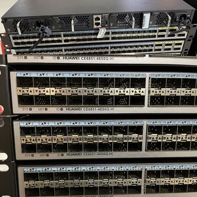 İyi bir fiyat. Özel Boyut Değiştiricisi CE6851-48S6Q-HI 48-Port 10G SFP ve 6 Port 40GE QSFP 2*FAN Box Port-side Intake AC Güç kaynağı ile çevrimiçi