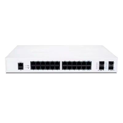 Buen precio Conmutador de red FortiGate FS-124F personalizado con 24 puertos GE RJ45 Comunicación Full-Duplex Half-Duplex y soporte PoE en línea