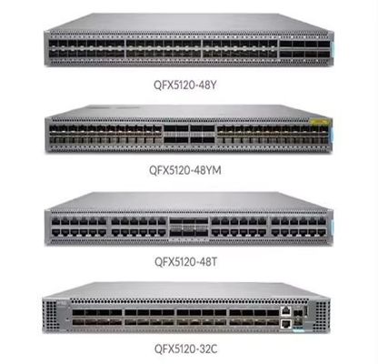 Dobra cena. 48x25G 8x100G QFX5120 Networking Switch Dostosowalna pojemność przełącznika / oryginalny QFX5120-48Y-AFO2 w Internecie