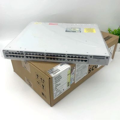 Bon prix Commutateur Ethernet POE Gigabit 48 ports de classe entreprise C9300L-48P-4G-E personnalisé, avec un débit de transmission de 10/100/1000 Mbps et une conception empilable en ligne