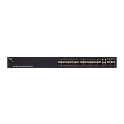 Harga yang bagus New Original SG350-28P-K9 Managed Rack-mountable 24 X 1G PoE+ Port 2 X 1G Tembaga / SFP Combo + 2 SFP Uplinks Switch on line