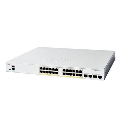 ราคาดี สวิตช์เครือข่ายจัดการ PoE+ Gigabit 24 พอร์ต C1300-24FP-4G ดั้งเดิม พร้อมกำลังไฟ 370W ออนไลน์