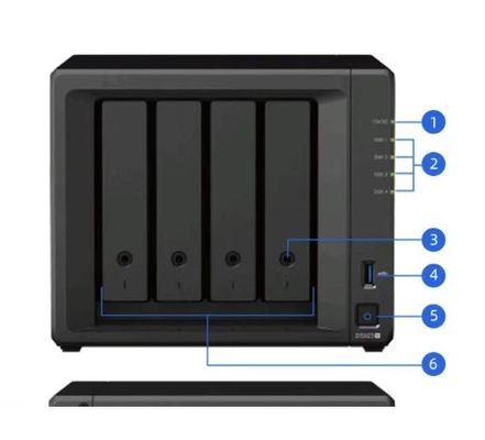 Giá tốt. Đồ mới DiskStation DS923+ 4TB New Stock Hiệu suất cao USB giao diện nền tảng lưu trữ với bộ xử lý trong kho trực tuyến