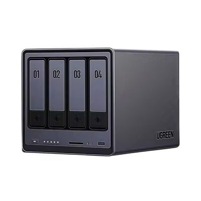 Giá tốt. Ugreen DXP4800 NAS Intel N100 Lõi Tứ 8GB RAM DDR5 Hệ thống Diskless Lưu trữ Tối đa 112TB trực tuyến