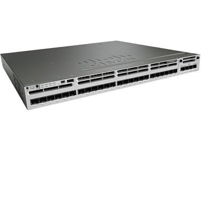 ราคาดี สวิตช์ L3 แบบจัดการ Catalyst 3850 Series ดั้งเดิม พร้อมพอร์ต Gigabit SFP 24 พอร์ต ความจุ 92Gbps และสามารถต่อพ่วงได้สูงสุด 9 สวิตช์ ออนไลน์