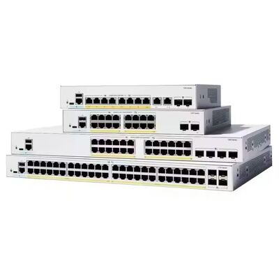 Хорошая цена C1300-48P-4G Cisco Enterprise Switch 48 портов PoE + Гигабитный Ethernet Switch с 4x1GE SFP портами и 370W энергобюджетом онлайн