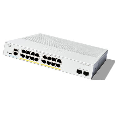 Хорошая цена Управляемый коммутатор Ethernet C1300-16P-2G с 16 портами GE с поддержкой PoE и 2 слотами SFP 1GE онлайн