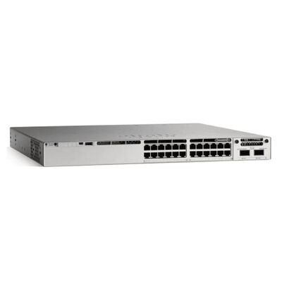 Goede prijs Catalyst 9300L Netwerkswitch met 24 PoE+ poorten, 4x1G Uplinks en QoS SNMP VLAN Ondersteuning online