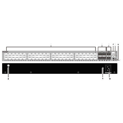 Giá tốt. Huawei 48 cổng Gigabit Ethernet PoE + Switch với 4 x 10GE SFP + và 2 x 12GE Stack Port cho mạng tốc độ cao trực tuyến