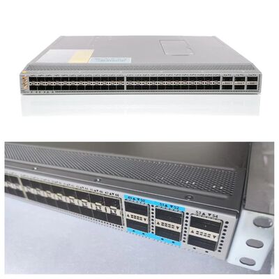 Buon prezzo Nuovo Nexus originale N9K-C93180YC-FX 48 porte SFP+ e 6 porte QSFP L3 Switch di rete gestito in linea